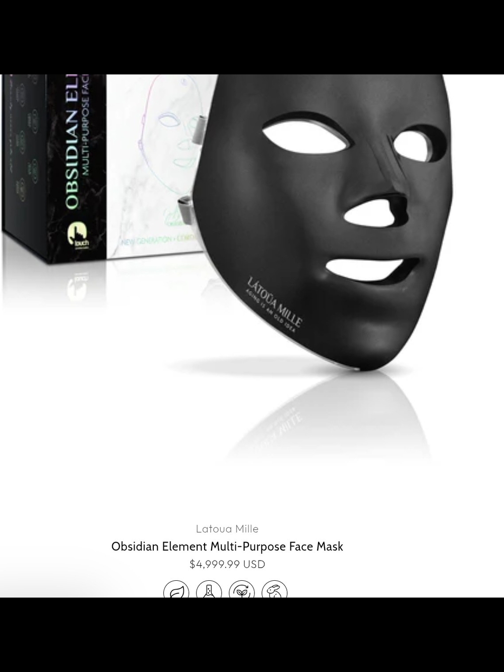 Obsidian Element Multi-Purpose LED Face Mask